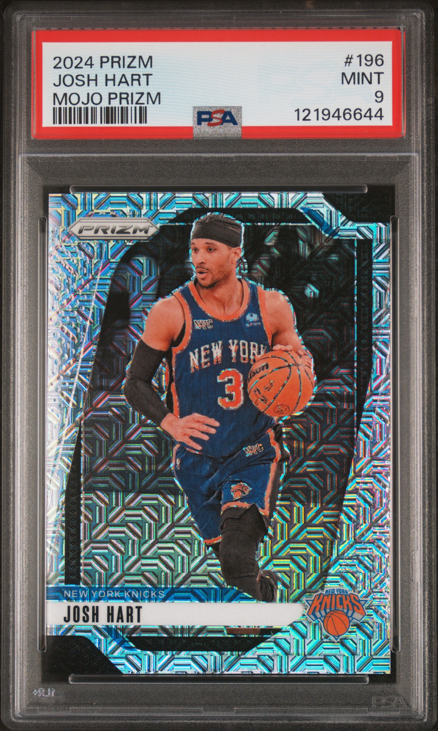 2024 #196 Josh Hart PSA 9 Panini Prizm