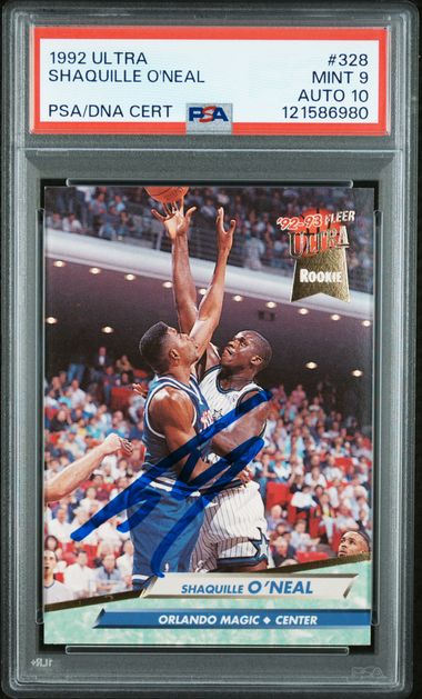1992 Fleer #328 Shaquille O'Neal front