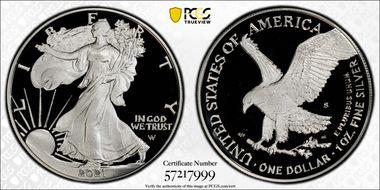 2021-S $1 Silver Eagle - Type 2 PR69DCAM