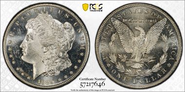 1889-CC $1 MS63+ PL