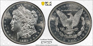 1885 $1 MS64