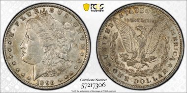 1896 $1 AU55
