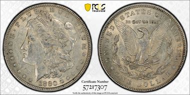 1880 $1 AU50