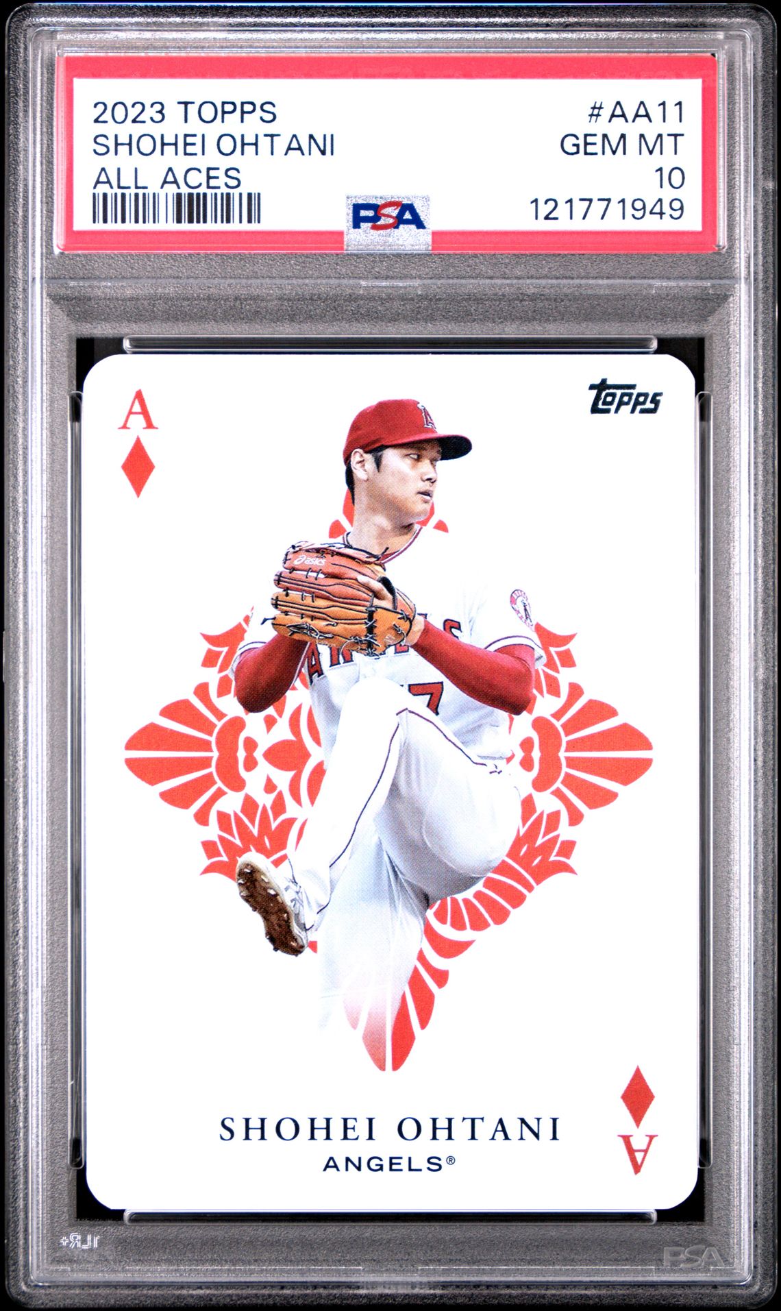 2023 Topps All Aces Shohei Ohtani #Aa11 (All Aces) Gem Mt 10 front