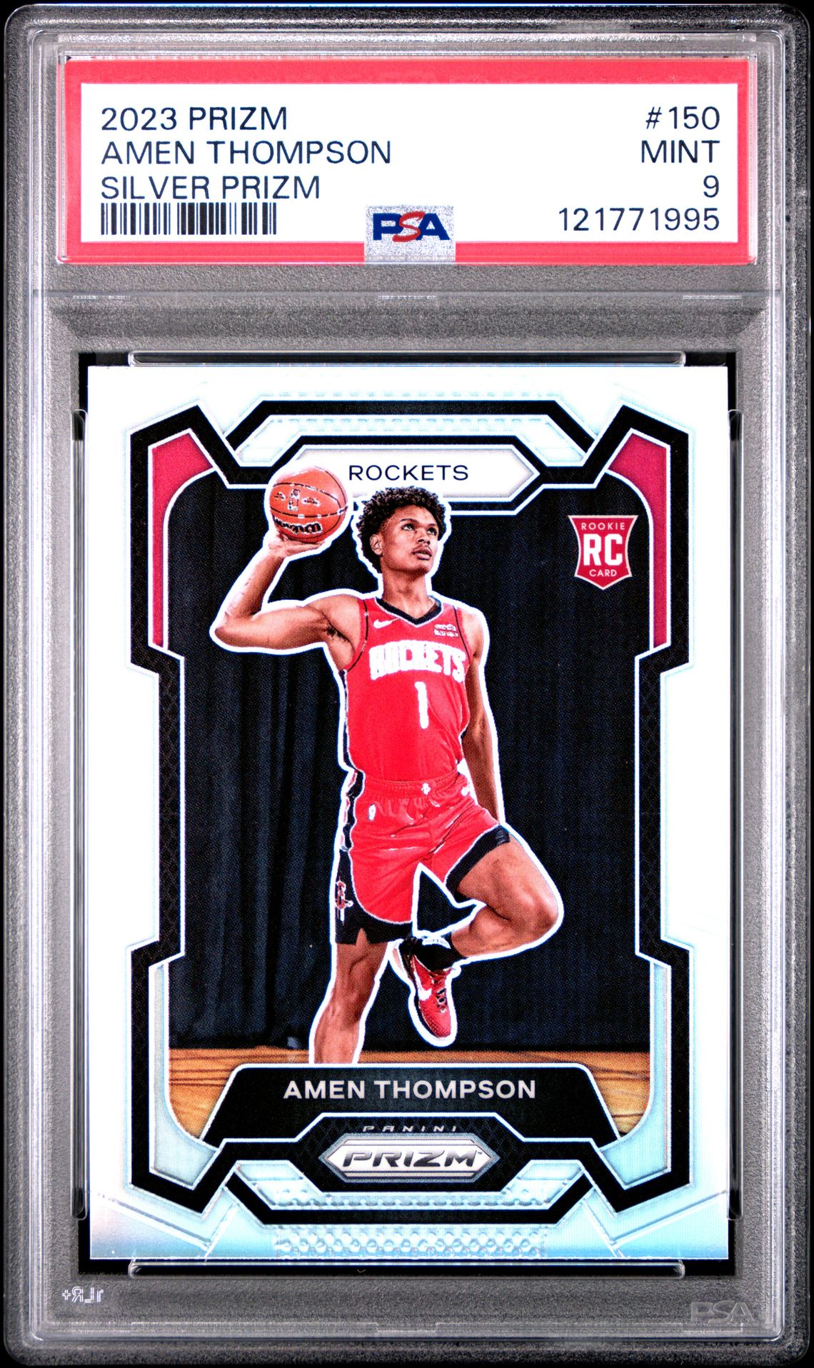 2023 Panini Prizm Amen Thompson #150 (Silver Prizm) Mint 9 front