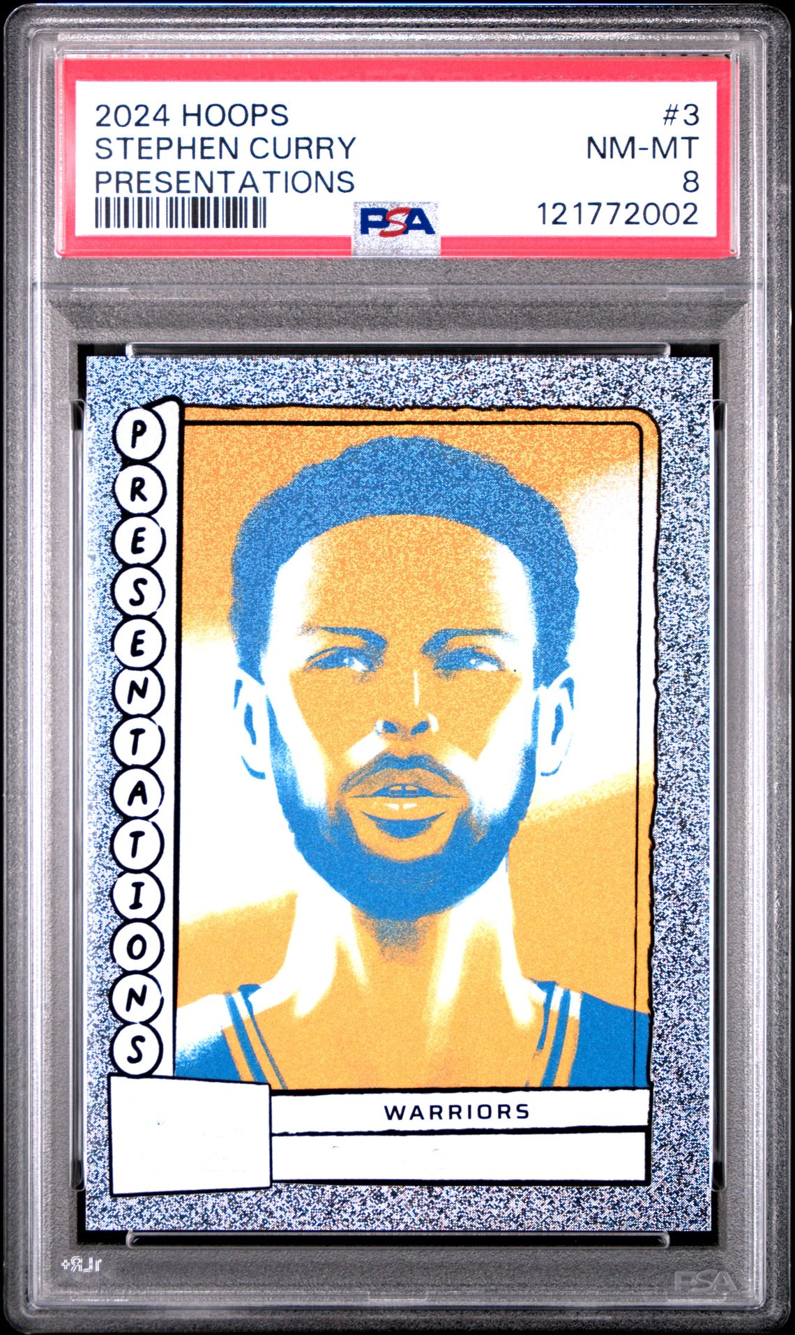 2024 Panini Nba Hoops Presentations Stephen Curry #3 Nm-Mt 8 front