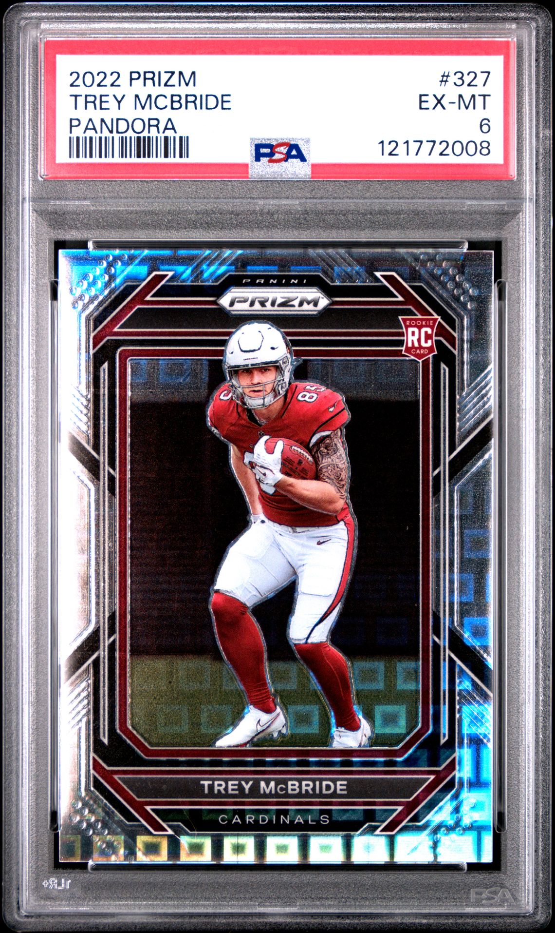 2022 Panini Prizm Trey Mcbride #327 (Pandora) Ex-Mt 6 front
