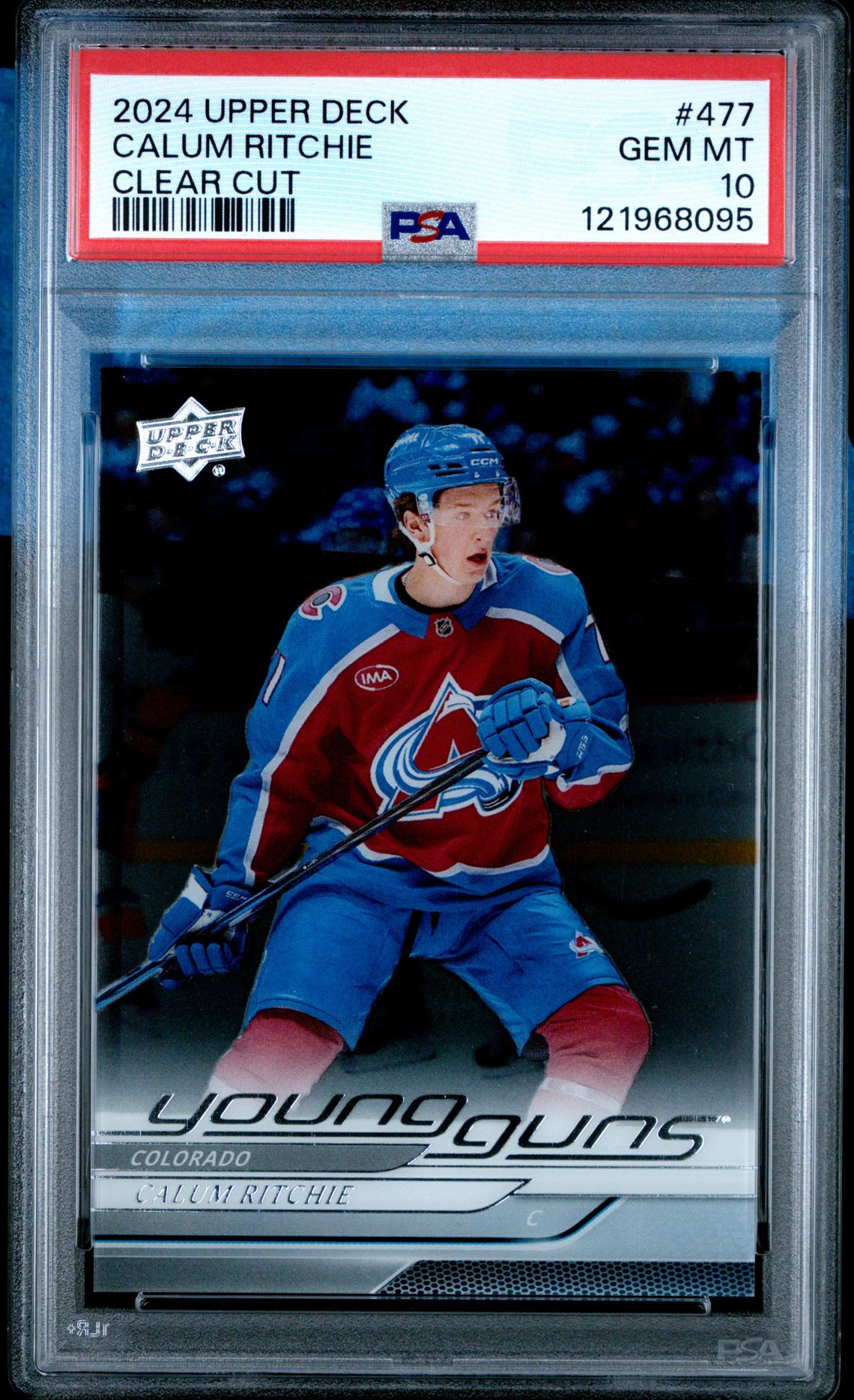 2024 Upper Deck UPPER DECK CLEAR CUT #477 Calum Ritchie front