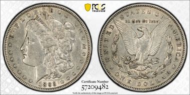 1893 $1 XF40