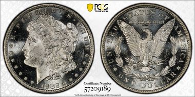 1882-CC $1 MS63PL