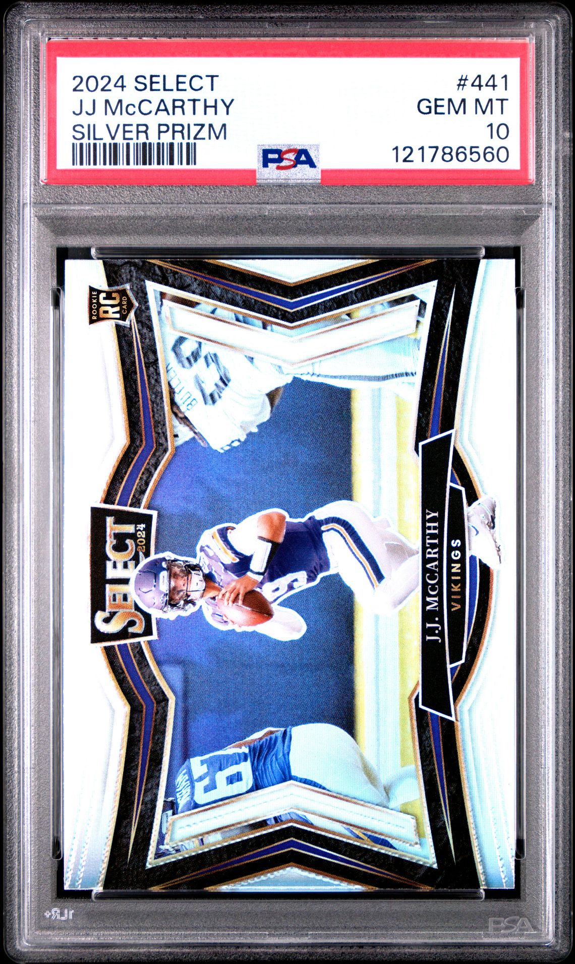 2024 Panini PANINI SELECT SILVER PRIZM #441 Jj Mccarthy front