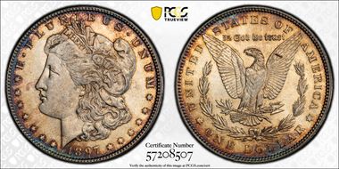1897 $1 MS64