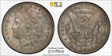 1888 $1 MS62