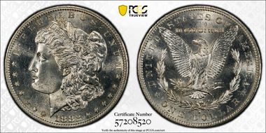 1882-S $1 MS64