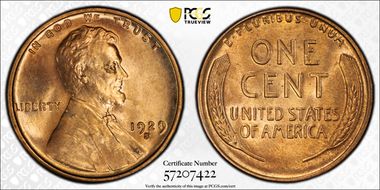 1929-S 1C MS65RD