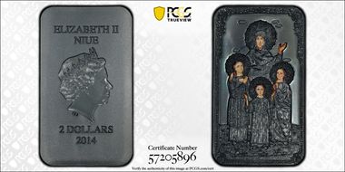 2014 $2 Faith, Hope, and Love Colorized PR69