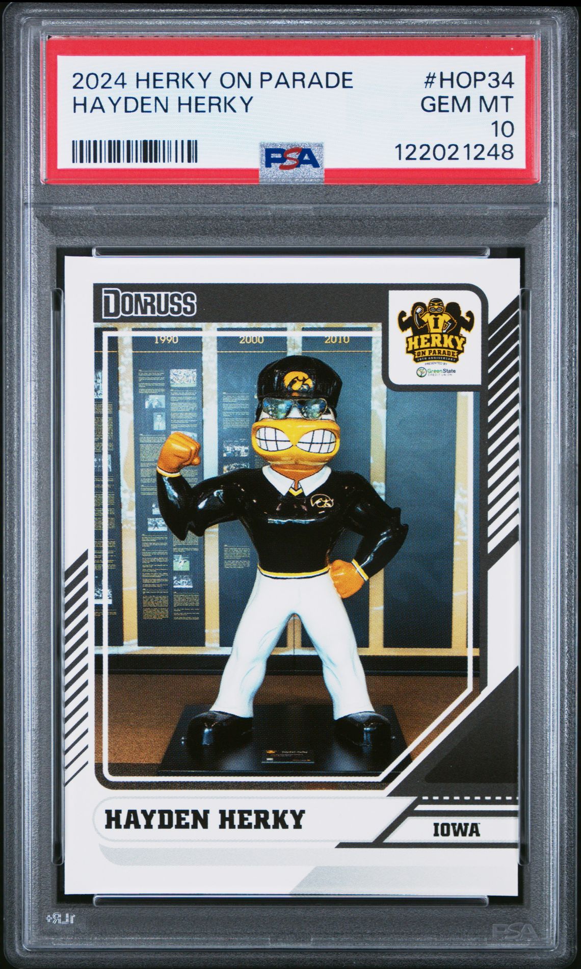 2024 Panini PANINI HERKY ON PARADE #HOP34 Hayden Herky front