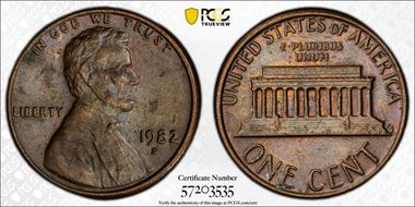 1982-D 1C Bronze N1BN