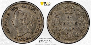 1885 5C Small 5 XF45