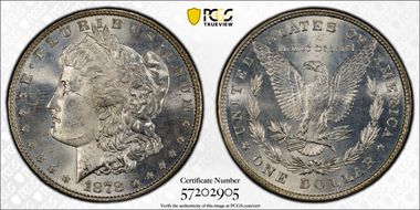 1878 8TF $1 MS65