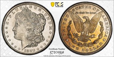 1880-CC $1 MS62