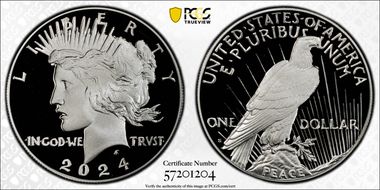 2024-S $1 Peace Dollar PR70DCAM