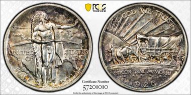 1926-S 50C Oregon MS65