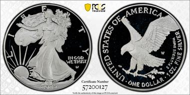 2025-W $1 Silver Eagle PR67DCAM