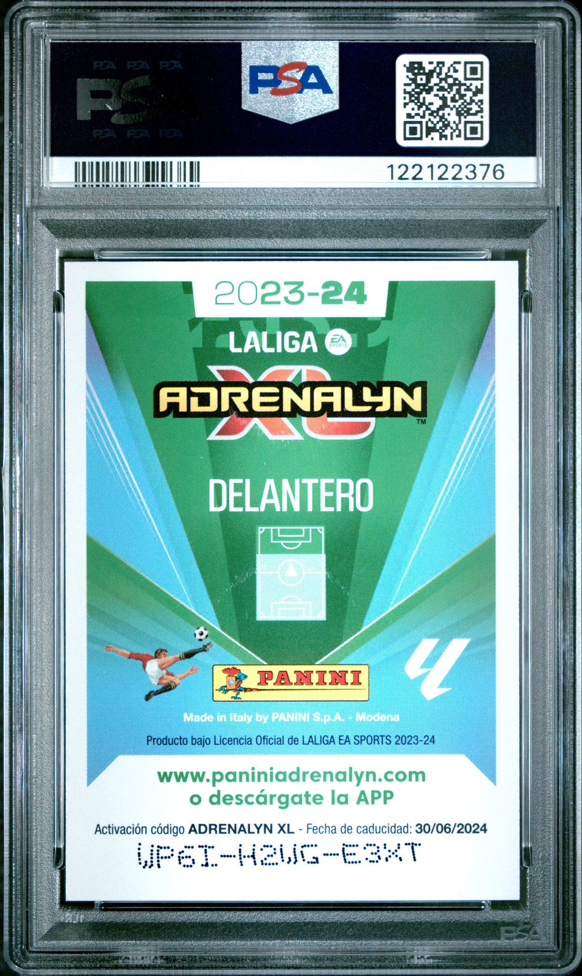 2023 Panini Adrenalyn Xl Laliga Lamine Yamal #90 Gem Mt 10 back