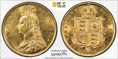 1892 1/2 Sov S-3869D No JEB, Low Shld MS62