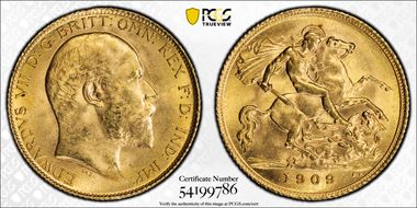 1909 1/2 Sov S-3974B MS64