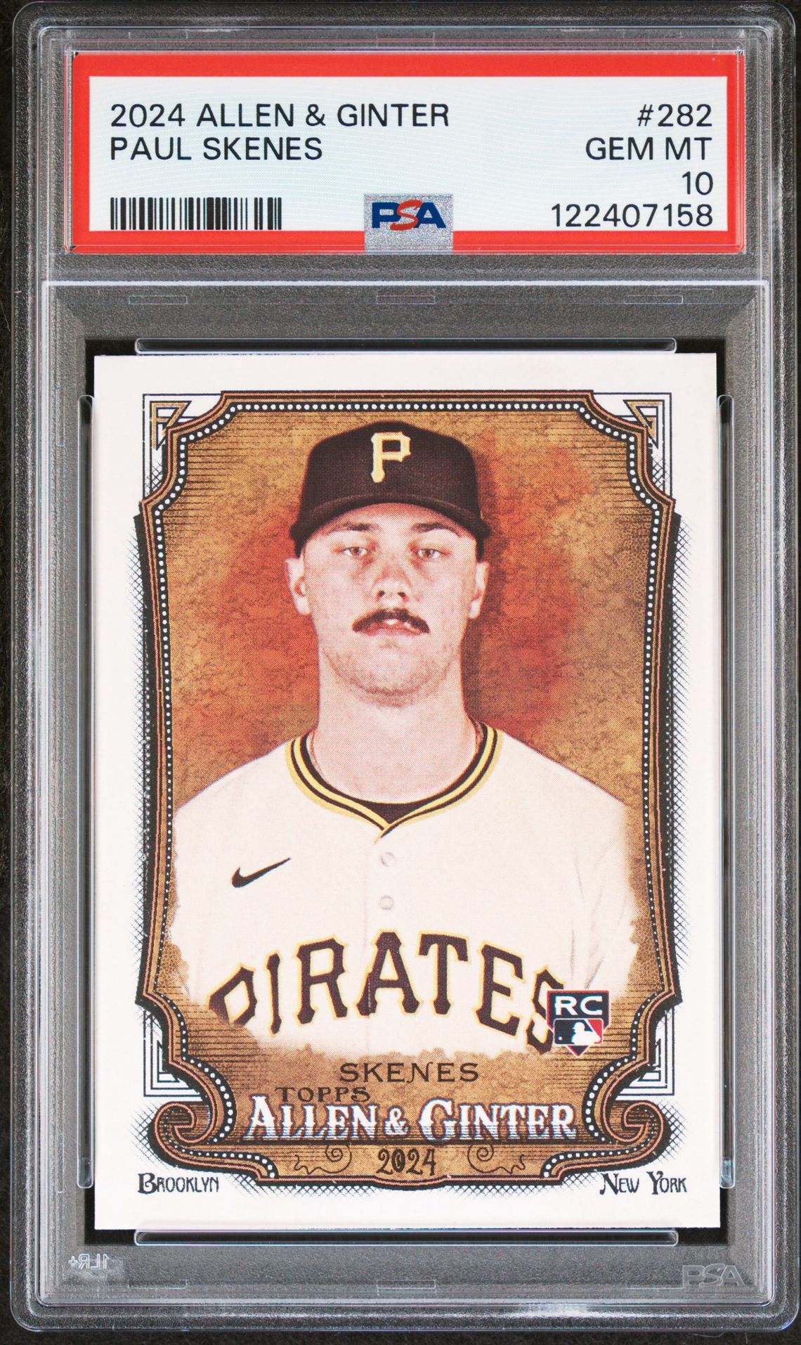 2024 Topps Allen & Ginter Paul Skenes #282 Gem Mt 10 front