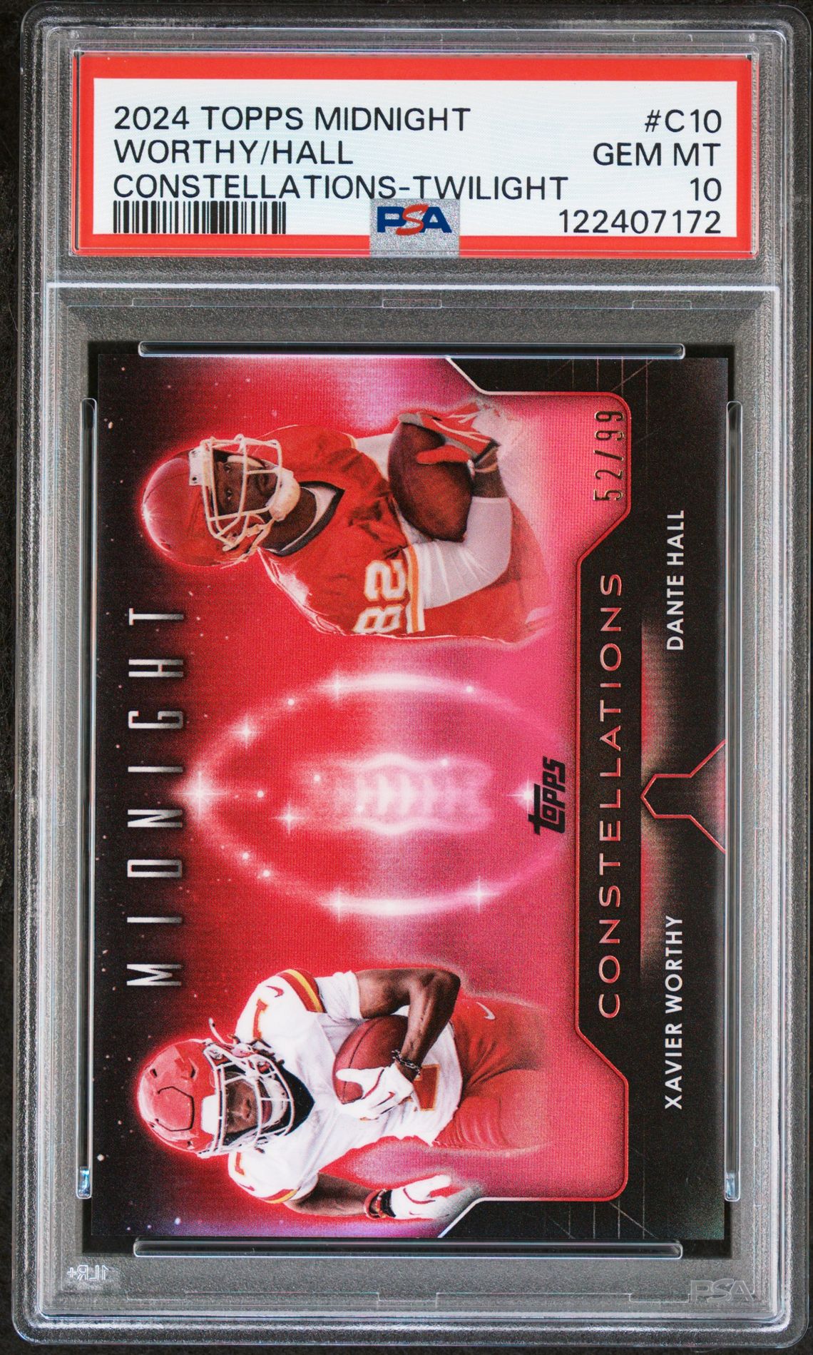 2024 Topps Midnight Constellations Worthy/Hall #C10 (Constellations-Twilight) Gem Mt 10 front
