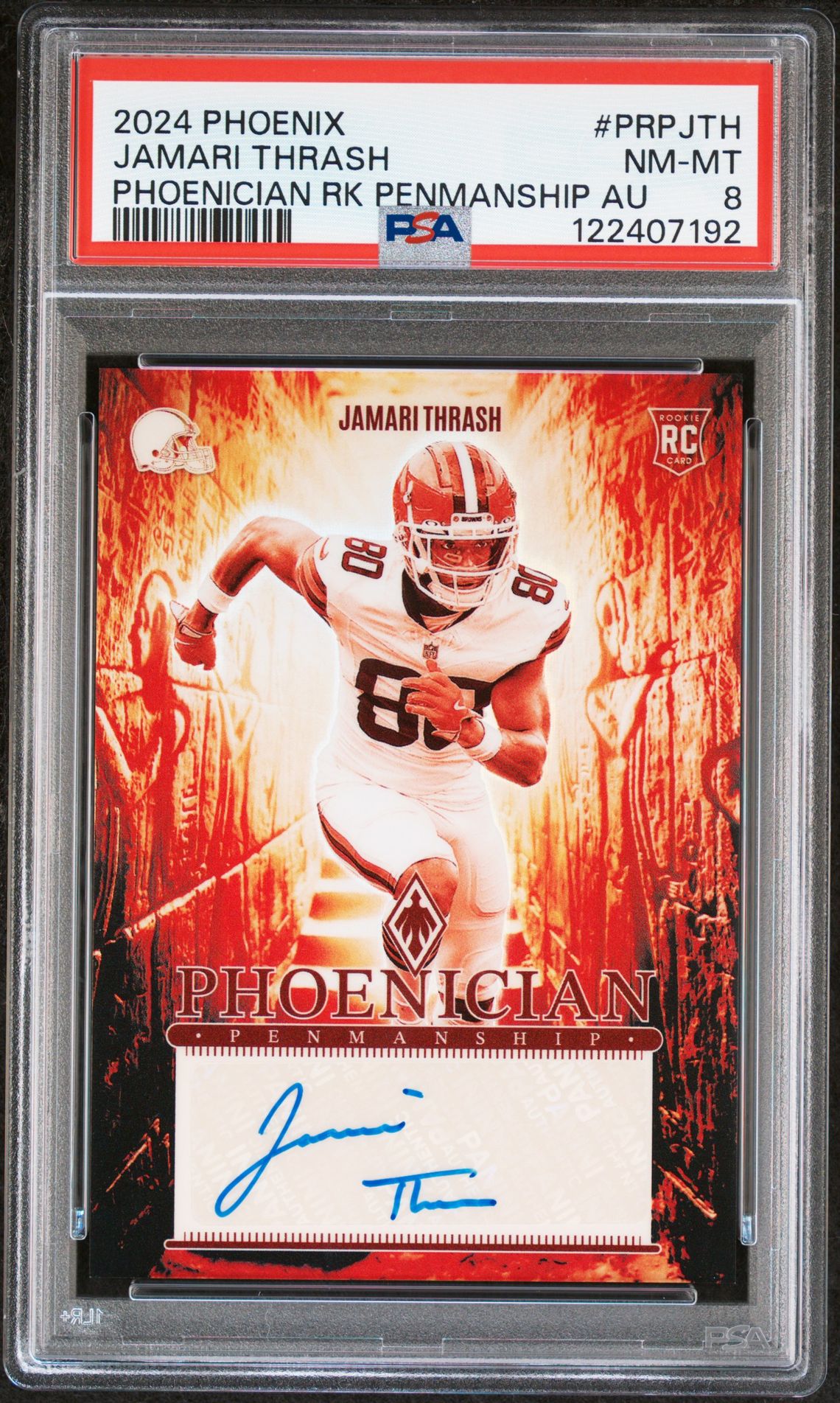 2024 Panini Phoenix Phoenician Rookie Penmanship Autographs Jamari Thrash #Prpjth Nm-Mt 8 front