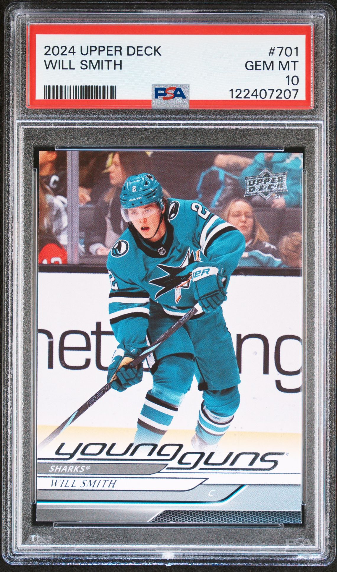 2024 Upper Deck Will Smith #701 Gem Mt 10 front