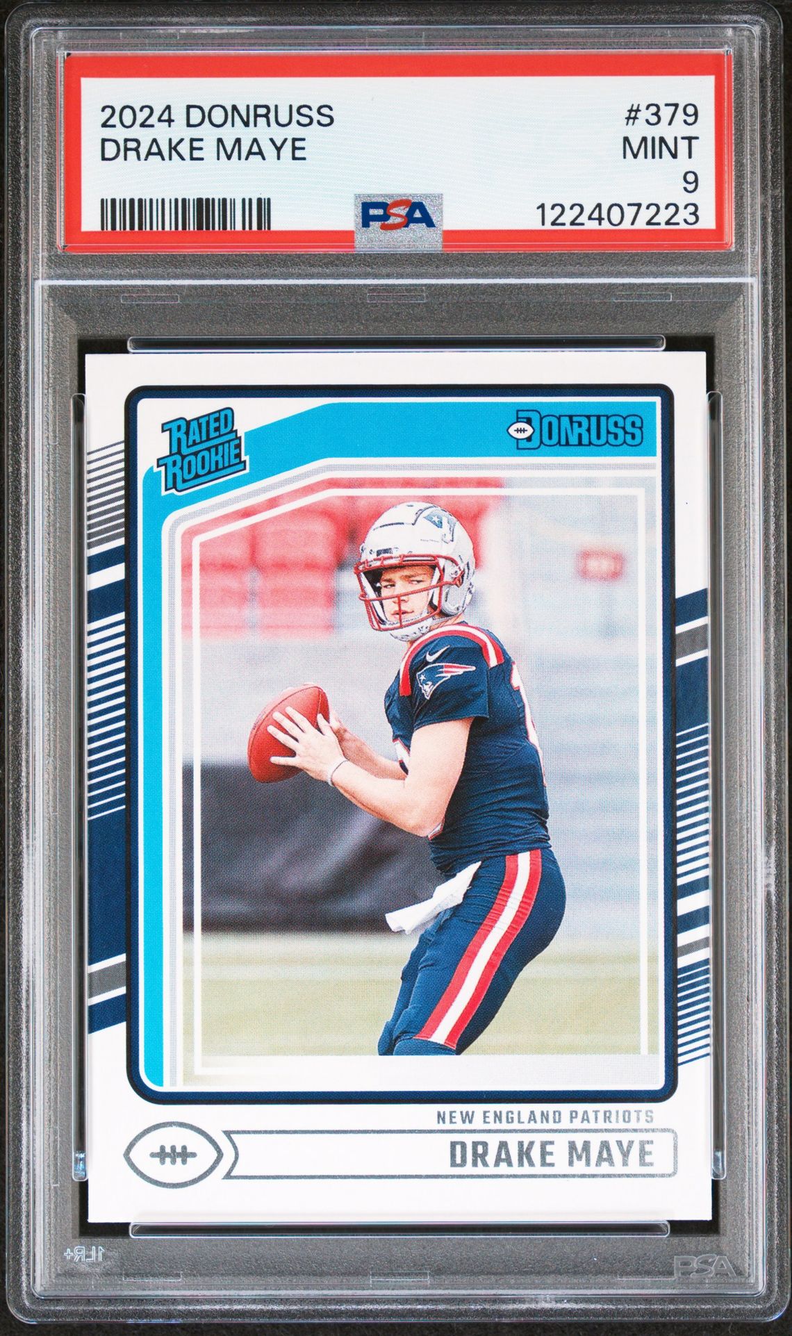 2024 Panini Donruss Drake Maye #379 Mint 9 front