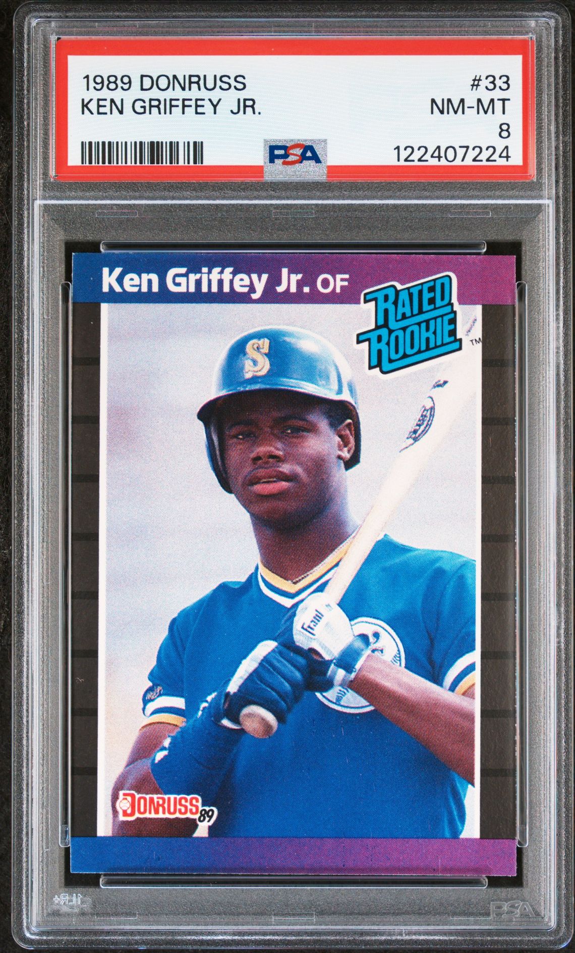 1989 Donruss Ken Griffey Jr. #33 Nm-Mt 8 front