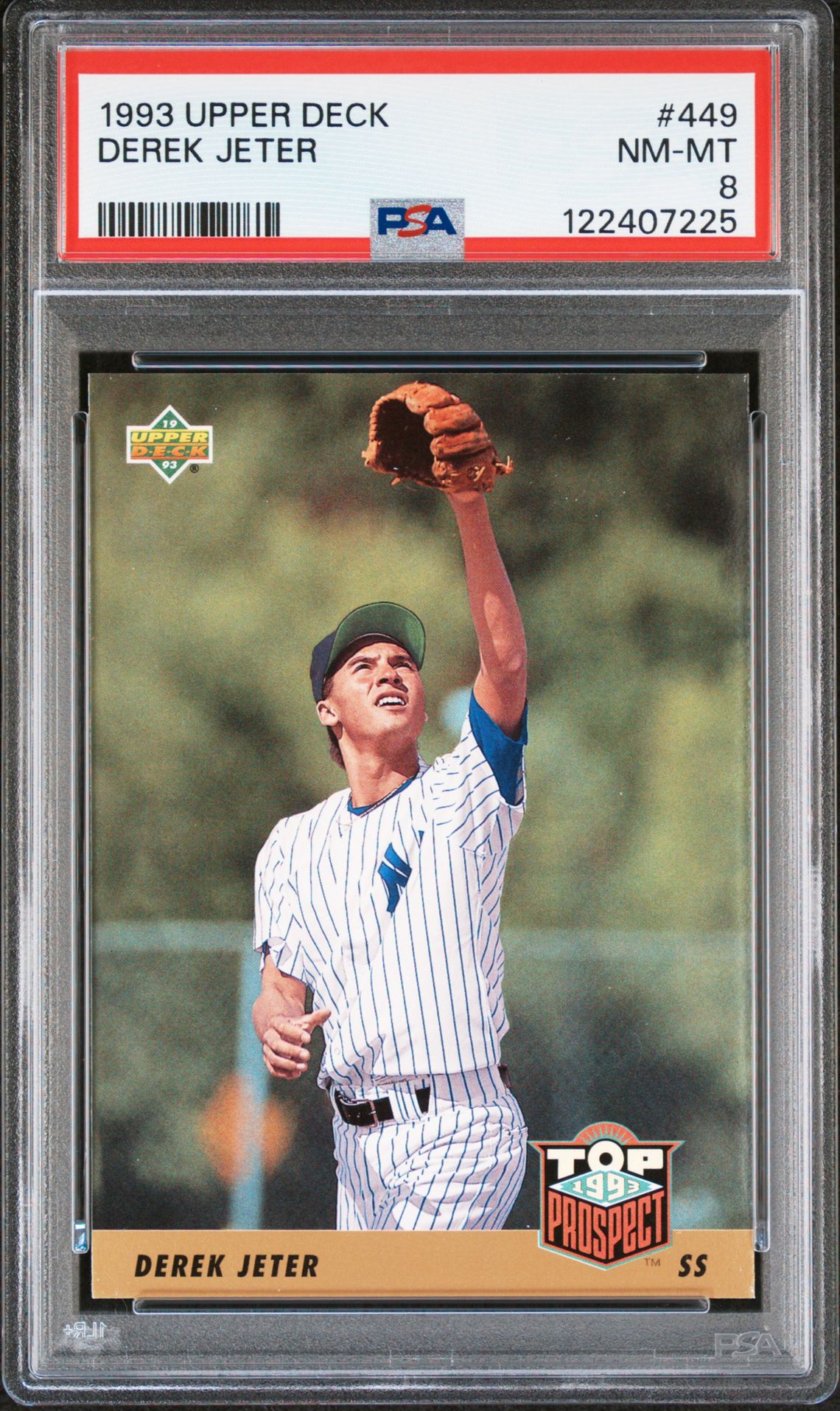 1993 Upper Deck Derek Jeter #449 Nm-Mt 8 front