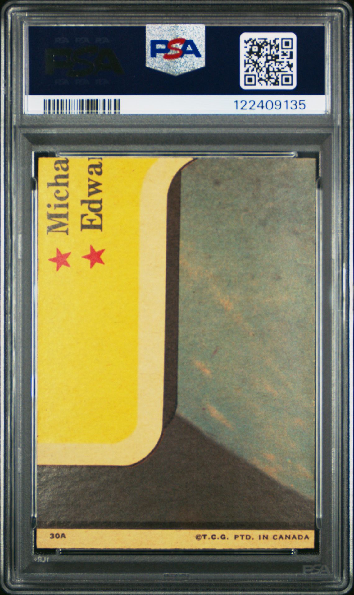 1969 O-Pee-Chee Man On The Moon First Manned Mission! #30A (Man On The Moon) Nm-Mt 8 back