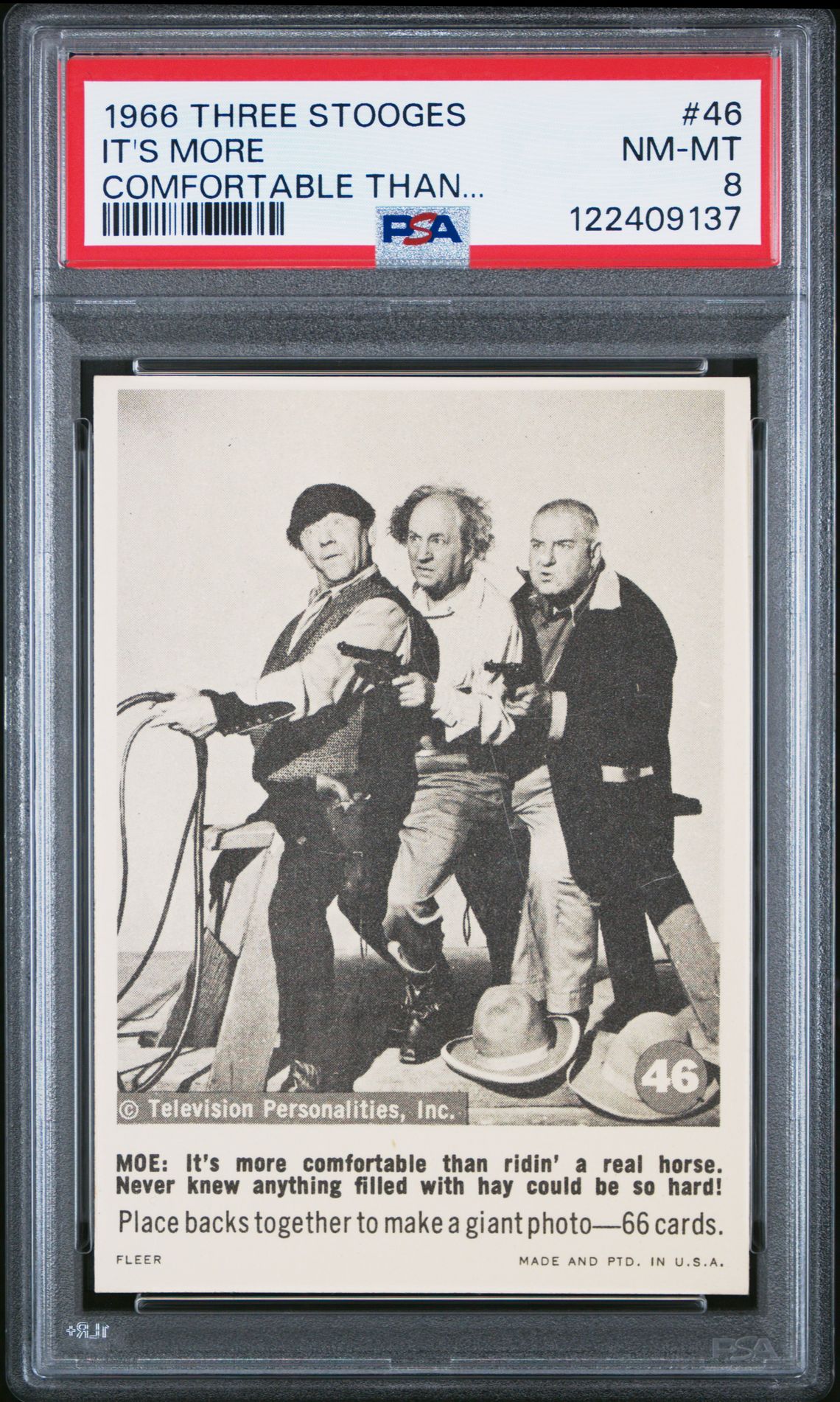 1966 The 3 Stooges It's More #46 (Comfortable Than...) Nm-Mt 8 front