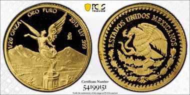 2015-Mo 1/20 oz Libertad Au PR69DCAM