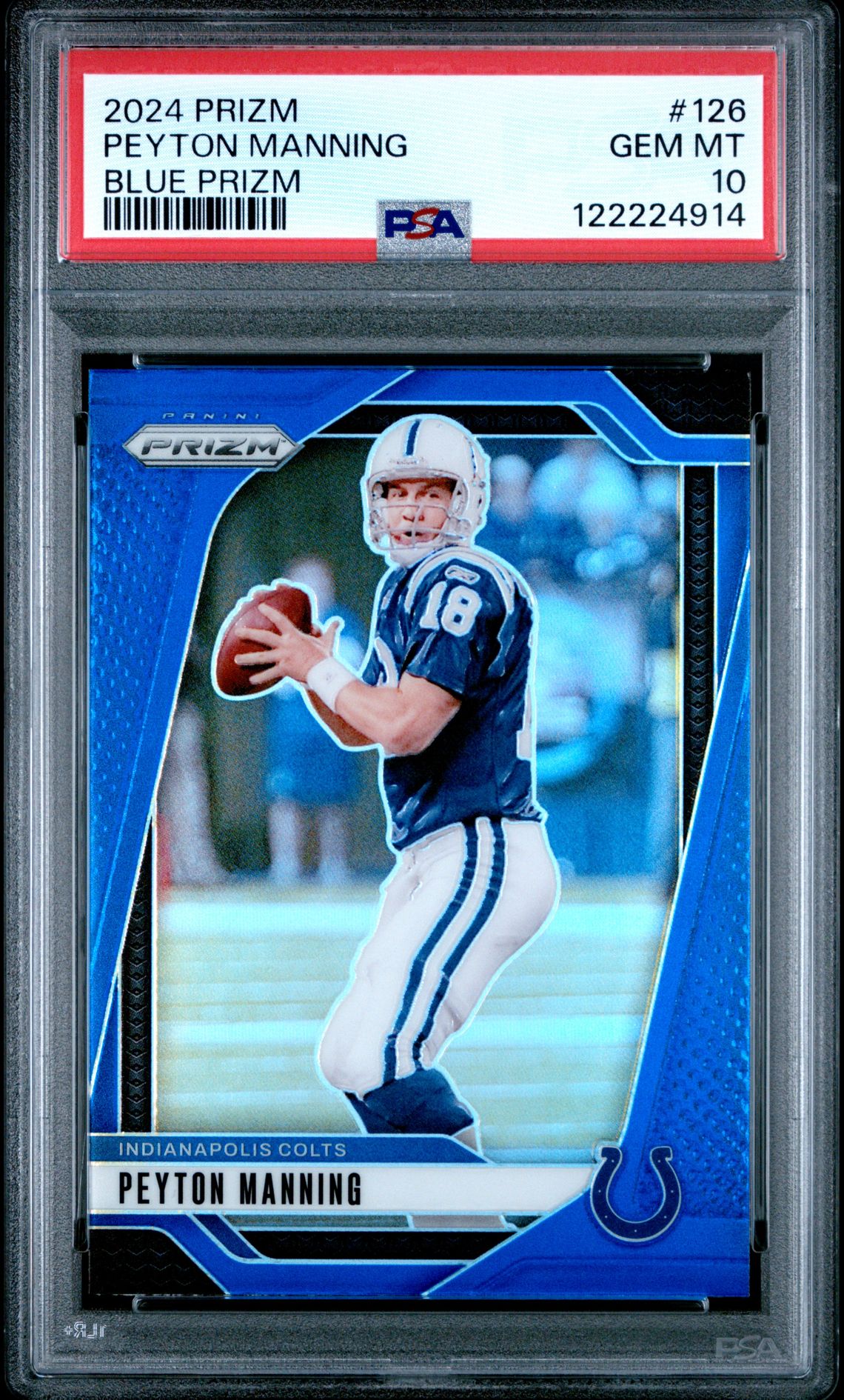 2024 Panini PANINI PRIZM RED WAVE #126 Peyton Manning front