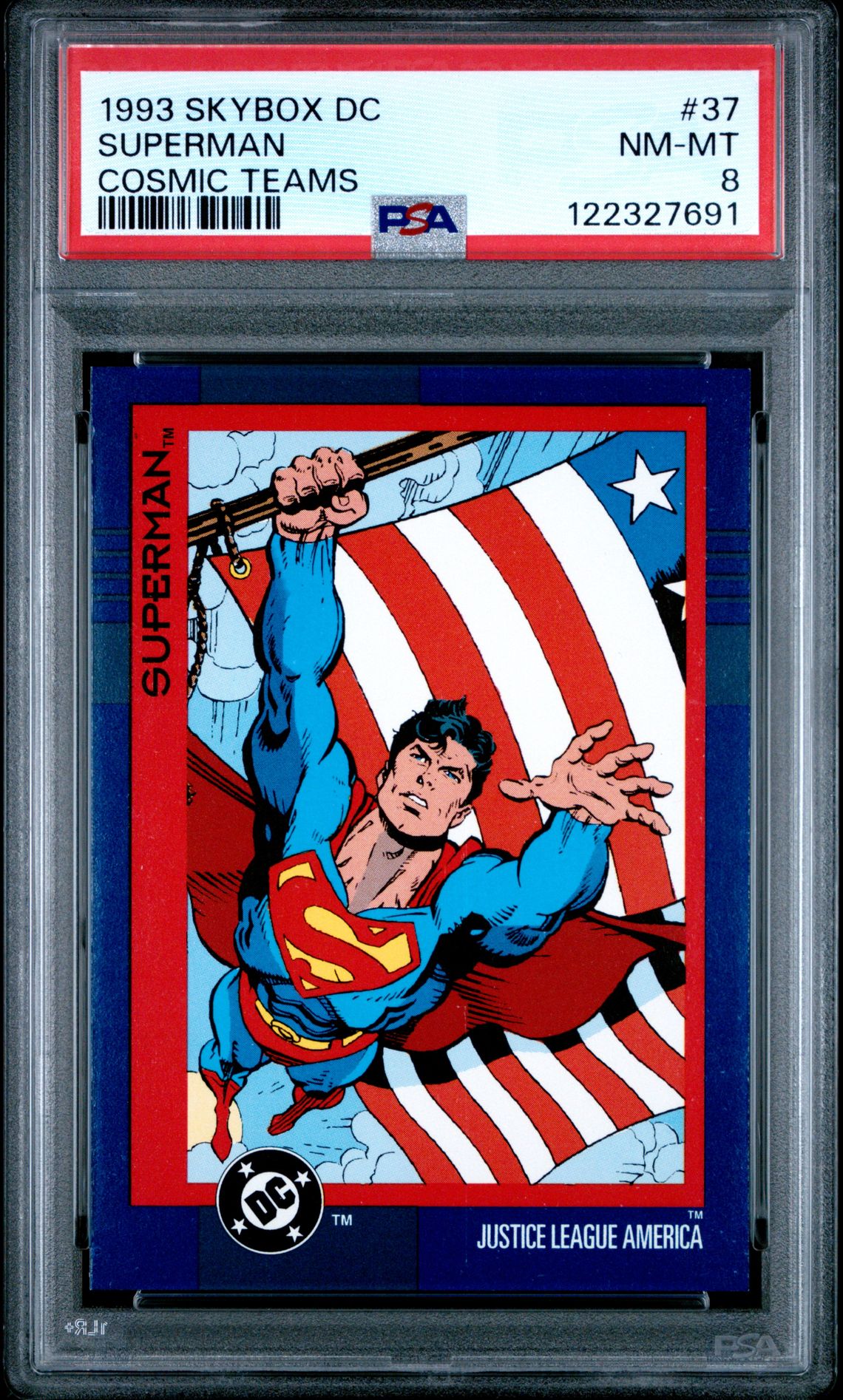 1993 SkyBox SKYBOX DC COSMIC TEAMS #37 Superman front