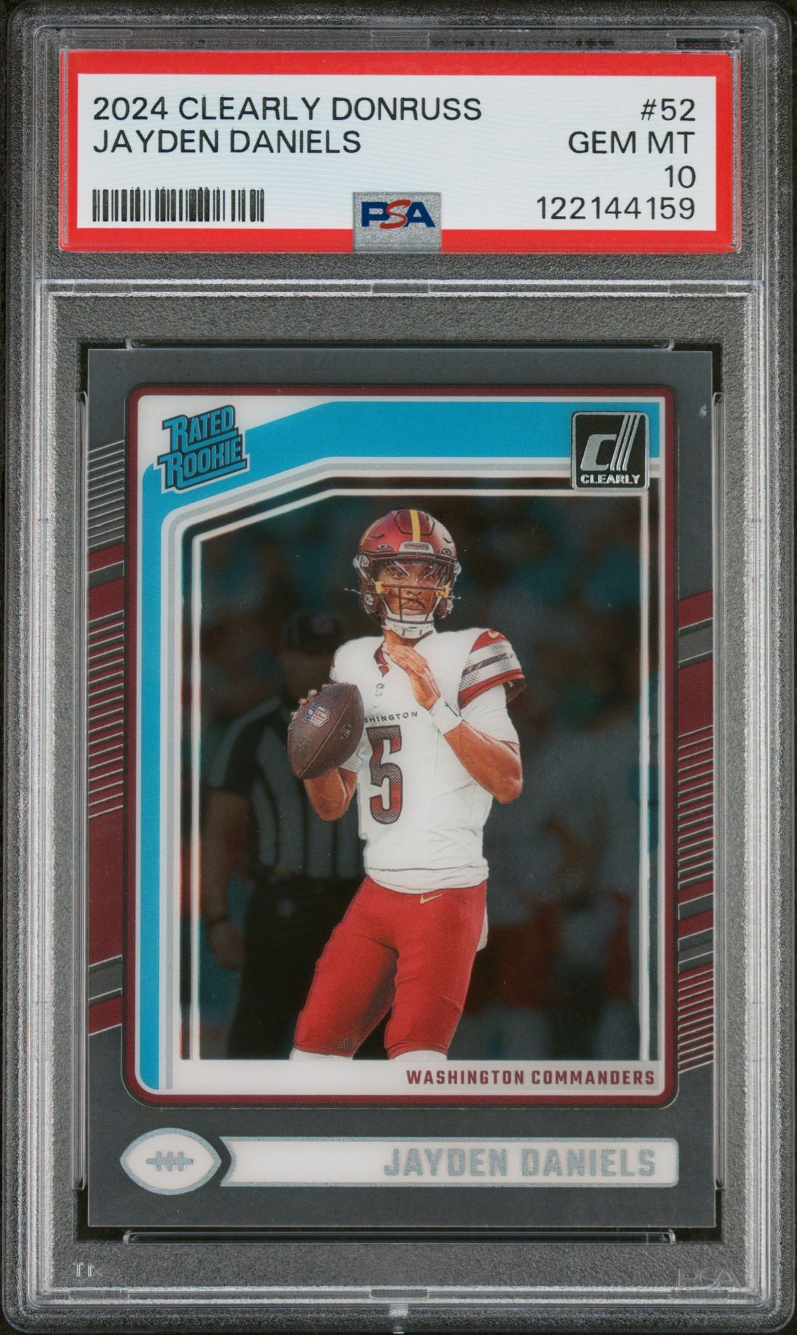 2024 Panini PANINI CLEARLY DONRUSS #52 Jayden Daniels front