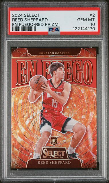 2024 Panini Select Red #2 Reed Sheppard front