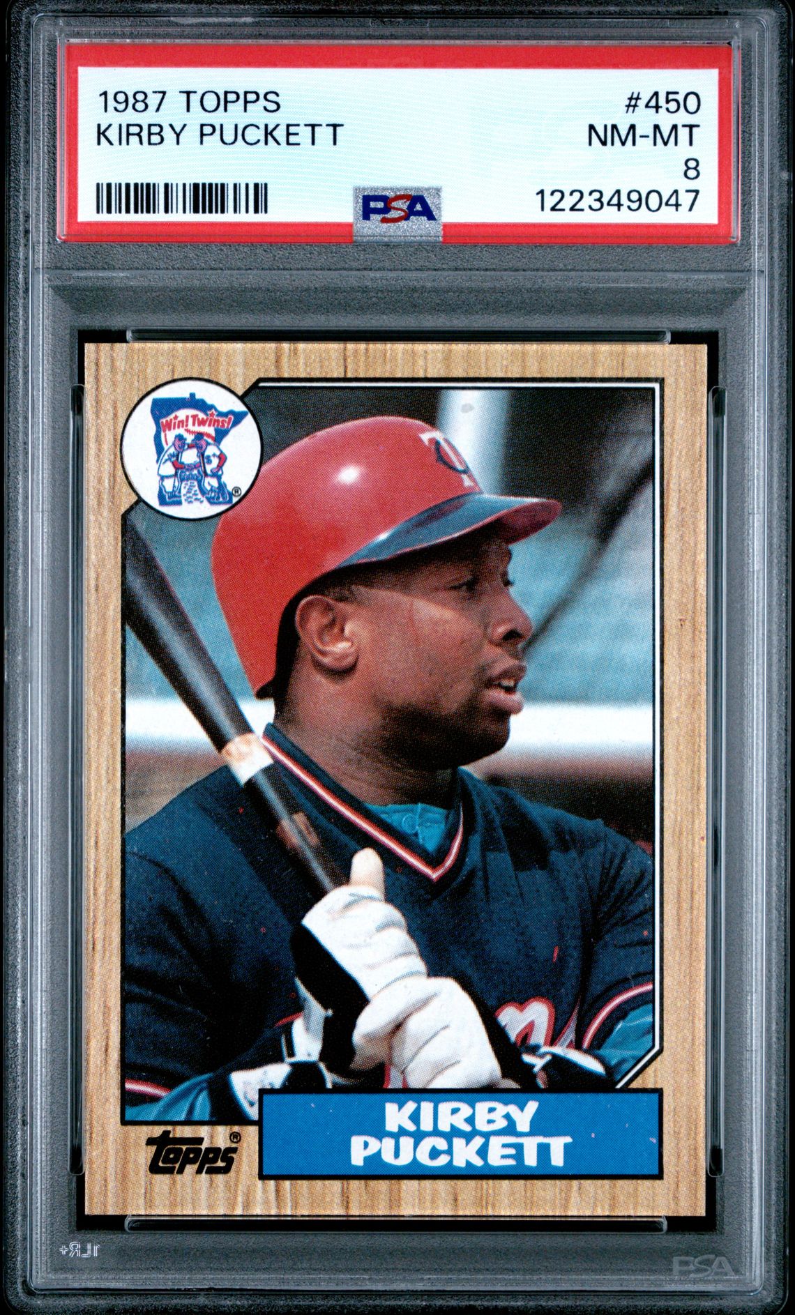 1987 Topps Kirby Puckett #450 Nm-Mt 8 front