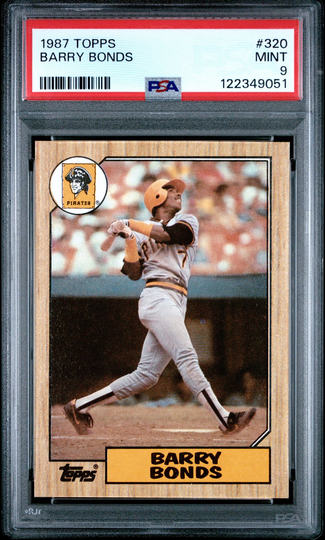 1987 Topps Barry Bonds #320 Mint 9 front