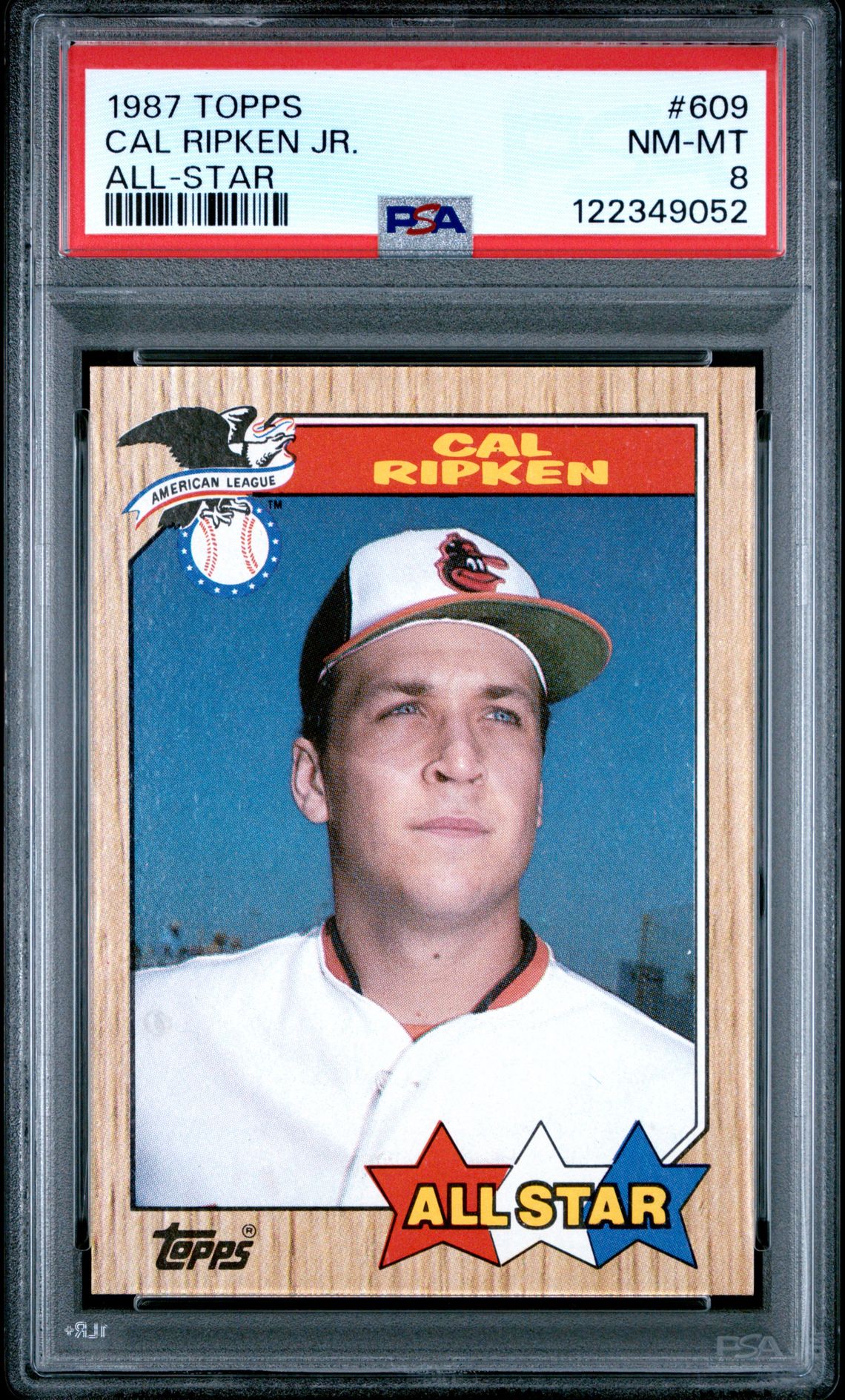 1987 Topps Cal Ripken Jr. #609 (All-Star) Nm-Mt 8 front