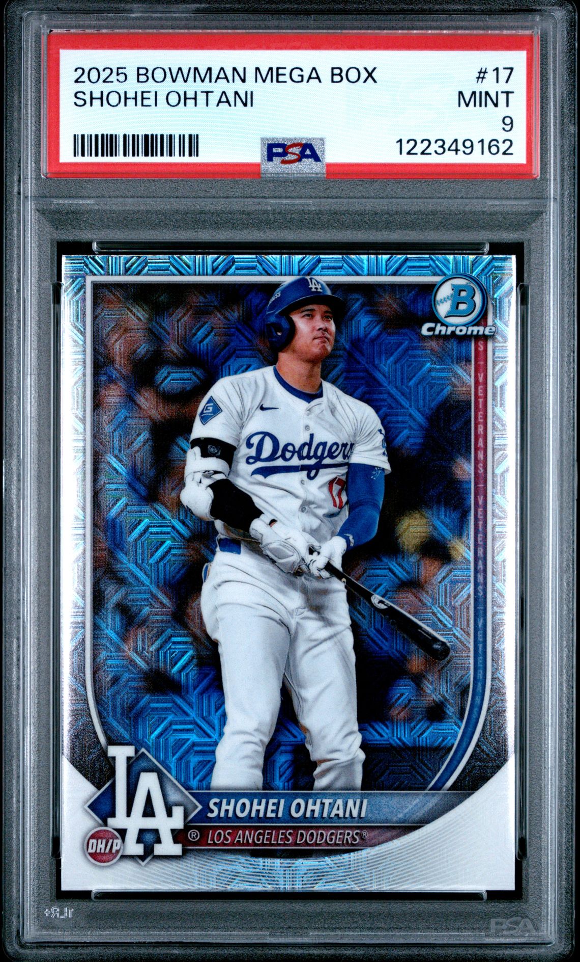 2025 Bowman Mega Box Chrome Shohei Ohtani #17 Mint 9 front