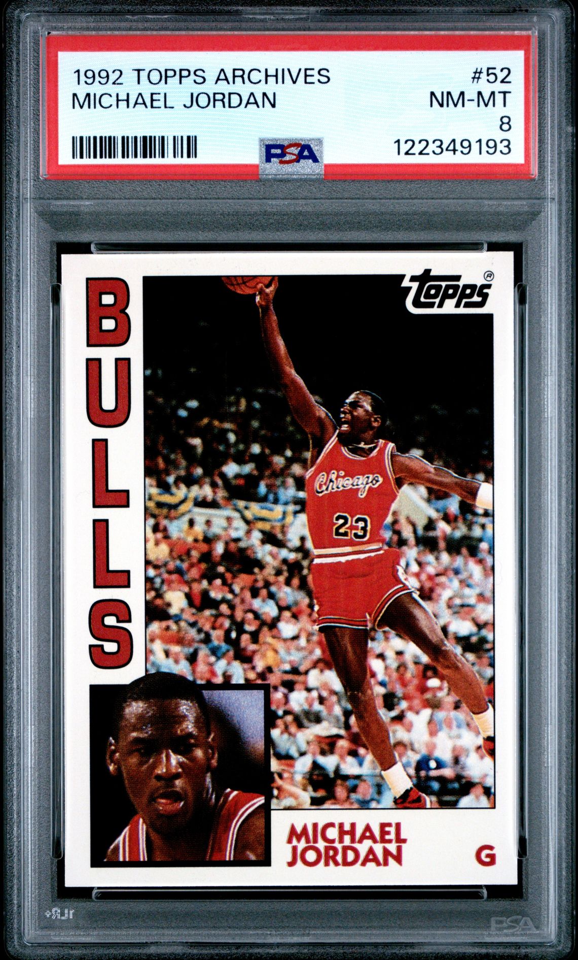 1992 Topps Archives Michael Jordan #52 Nm-Mt 8 front